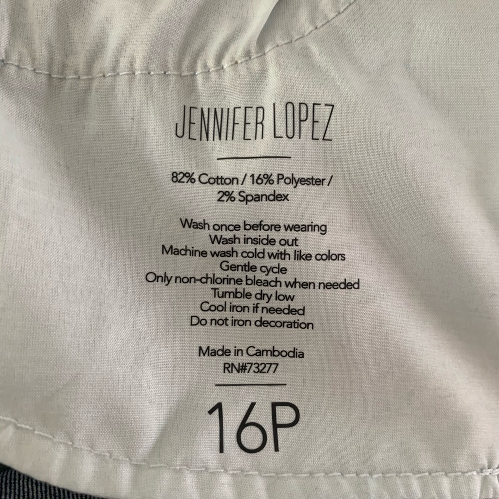 Jennifer Lopez Skinny Jeans With Stones 16P - Picture 5 of 8
